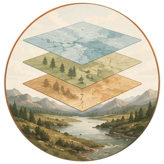 Ancient landscapes icon